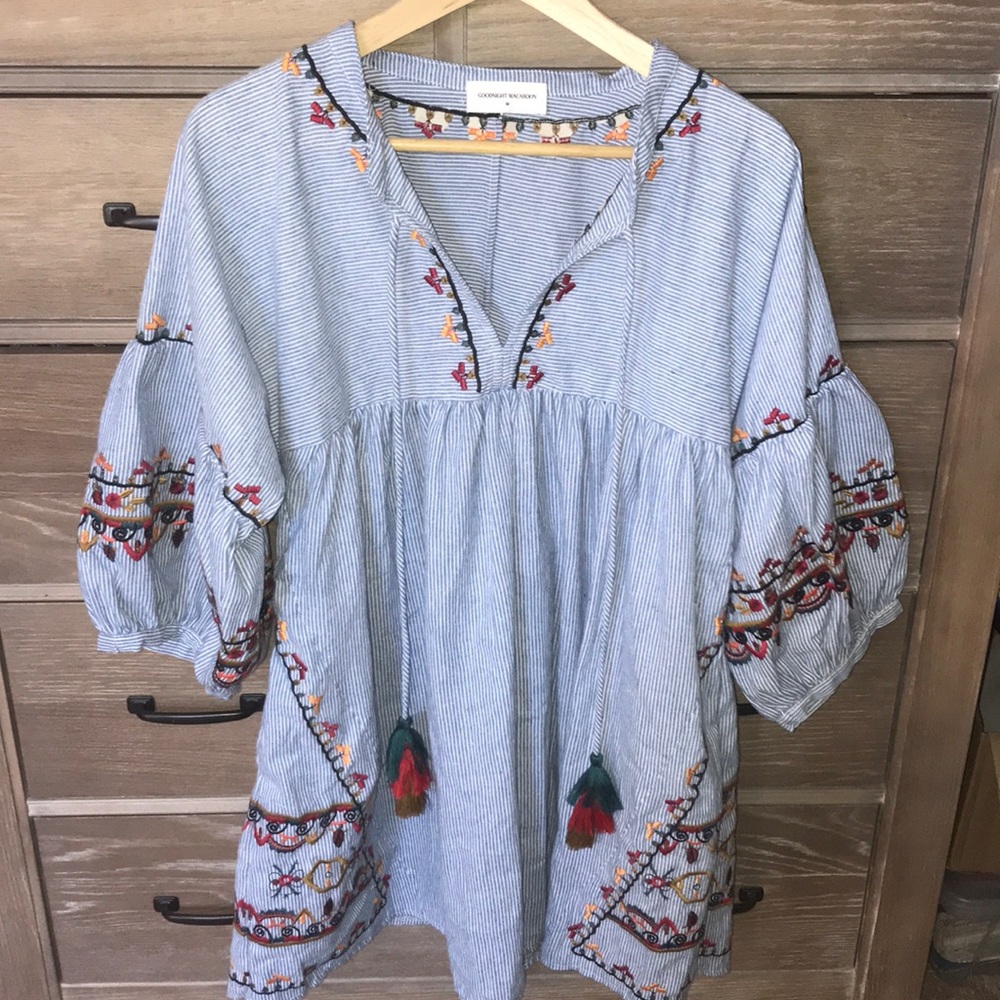 Goodnight Macaroon ‘Olivia’ Peplum Dress